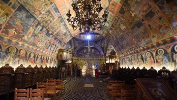 Ο Ιερός Ναός Κοιμήσεως Θεοτόκου Λίνδου