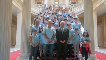 Το δημοτικό σχολείο Παραδεισίου στον Πρόεδρο της Δημοκρατίας