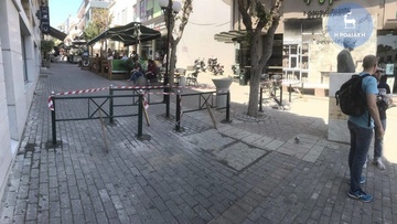 Νέα κάγκελα στους πεζόδρομους της Ρόδου