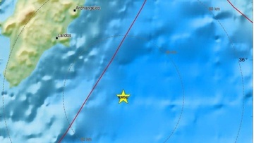 Σεισμός 4,6 Ρίχτερ τα ξημερώματα στη Ρόδο