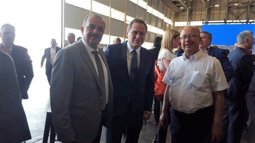 Ο Δήμαρχος Ρόδου παρών στην υπογραφή της παραλαβής των νέων αεροσκαφών της Aegean