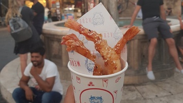 Medusa Sea Food Rhodes:  Ένα street food θαλασσινών στη Ρόδο