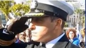 Ο Πλωτάρχης Τσαγκάρης Διοικητής στην Ακαδημία Εμπορικού Ναυτικού Καλύμνου