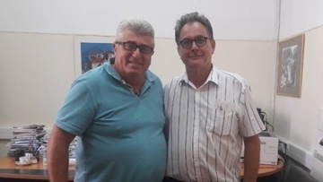 Συνάντηση εργασίας του Φ. Ζαννετίδη με τον δήμαρχο Νισύρου, για βιολογικό και σφαγείο