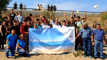Από την παραλία Ζέφυρος στη Ρόδο, ξεκίνησε η μεγάλη περιβαλλοντική καμπάνια “Keep Aegean Blue”