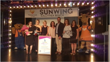 Παγκόσμια βράβευση  από την Check Safety First για το Sunwing Kallithea Beach  