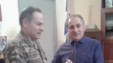 Εθιμοτυπική επίσκεψη του Διοικητή ΑΣΔΕΝ στον Δήμαρχο Καλύμνου