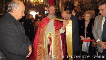 Ο π. Αντώνιος Πατρός, Αρχιμανδρίτης  του Οικουμενικού Θρόνου και νέος Ηγούμενος της Ιεράς Μονής Πανορμίτου Σύμης 