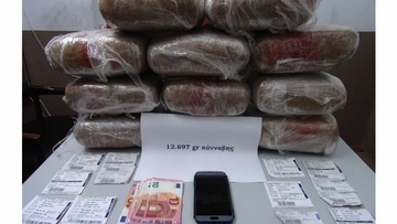 Ελεύθερος με περιοριστικούς όρους ο 23χρονος που μετέφερε 12,6 κιλά χασίς στη Ρόδο