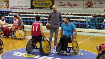 Αύριο ο φιλικός αγώνας μπάσκετ με αμαξίδιο στο Βενετόκλειο