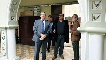 Επίσκεψη του Περιφερειάρχη στο Δικαστικό Μέγαρο Ρόδου, για την δρομολόγηση εργασιών αποκατάστασης του κτιρίου