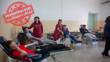 Με επιτυχία η εθελοντική αιμοδοσία στο Βενετόκλειο