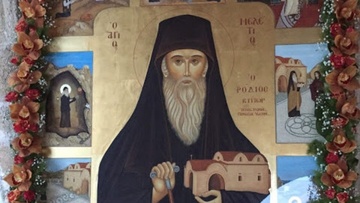Ο εορτασμός του Οσίου Μελετίου στην Ιερά Μονή Παναγίας Υψενής