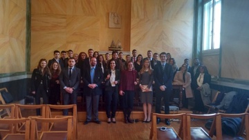 Στο Συμβούλιο της Επικρατείας οι φοιτητές της Νομικής Σχολής του Ευρωπαϊκού Πανεπιστημίου Κύπρου
