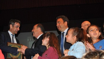 Ο Δήμαρχος Φ. Χατζηδιάκος, καλωσόρισε τον πρόεδρο της Νέας Δημοκρατίας Κ. Μητσοτάκη στη Ρόδο