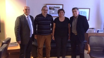 Συνάντηση του Δ. Κρητικού με τη διοικήτρια του νοσοκομείου