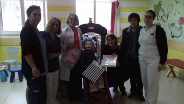 Δώρισαν σεντόνια για τις ανάγκες της Παιδιατρικής Κλινικής του Νοσοκομείου Ρόδου