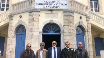 Περιοδεία του Παναγιώτη Κουρουμπλή στην Κάλυμνο