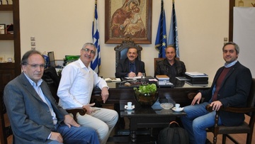 Με τους επενδυτές της πρότυπης ξενοδοχειακής μονάδας αποθεραπείας στην Άμαρτο της Κρητηνίας, συναντήθηκε ο Δήμαρχος Ρόδου