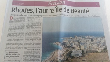 «Ρόδος, το άλλο νησί της ομορφιάς»: Ύμνοι για το νησί μας από Γάλλους δημοσιογράφους