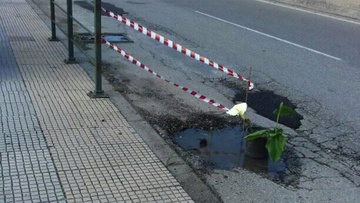 Μόδα θα γίνει μάλλον  το... φύτεμα στις λακκούβες