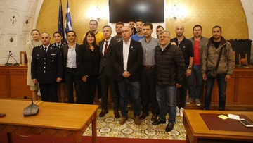 Η Οργανωτική Επιτροπή του Μαραθωνίου Ρόδου τίμησε τη Hellenic Police Running Team 