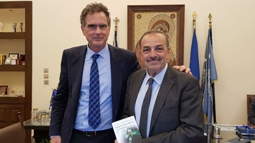 Για τις νησιωτικές πολιτικές συζήτησαν ο δήμαρχος Ρόδου με τον υποψήφιο Ευρωβουλευτή, Νίκο Παπανδρέου