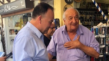 Ο Ιωάννης Παππάς συνεχίζει τις περιοδείες του στο νησί της Ρόδου