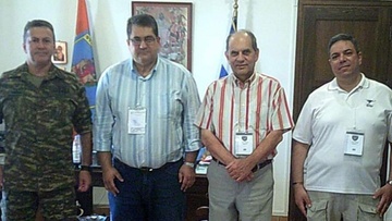 Συνάντηση του Χ. Κόκκινου με τον διοικητή της 95 ΑΔΤΕ