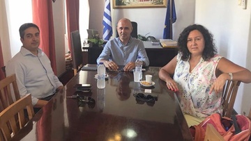 Λέρος: Συνάντηση δημάρχου με τον συντονιστή των πέντε νησιών για το προσφυγικό