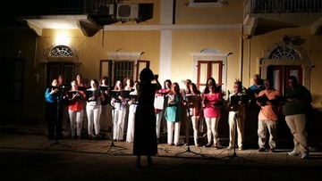 Η χορωδία «Πόλις» στο φεστιβάλ Σύμης