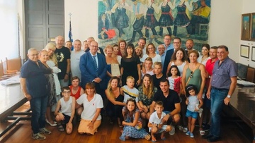 Τιμήθηκαν διεθνείς φίλοι της Ρόδου 
