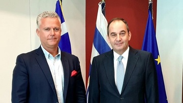 Συναντήσεις με υπουργούς είχε ο Δήμαρχος Λειψών