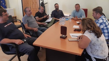 Συναντήσεις του Χρ. Ευστρατίου στις Δημοτικές Ενότητες της Ρόδου για τον καθαρισμό των ρεμάτων