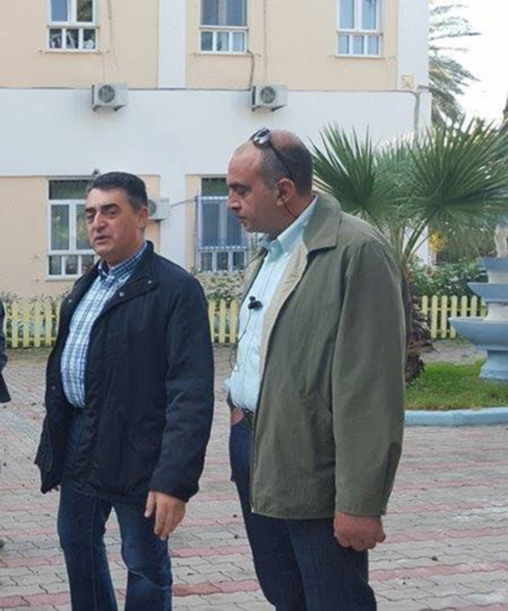 O Πρόεδρος και ο αντιπρόεδρος του Κέντρου Κοινωνικής Πρόνοιας Περιφέρειας Νοτίου Αιγαίου κ.κ. Γιάννης Μαρίνος και  Κυριάκος Κασάπης αντίστοιχα