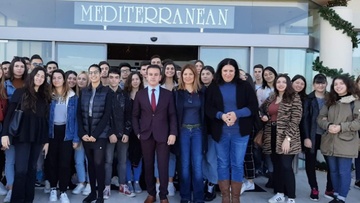 Ξεναγήθηκαν  στο Mediterranean  οι σπουδαστές της ΑΣΤΕΡ