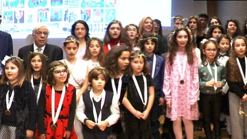 Χρυσό μετάλλιο στην Ολυμπιάδα παιδικής ζωγραφικής στο Μουσείο Ακρόπολης για δύο Ρόδιες μαθήτριες