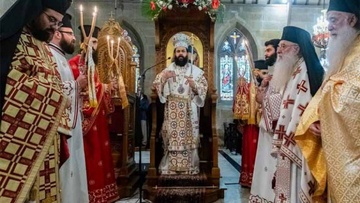 Η χειροτονία στο Σύδνεϋ του Καλυμνιακής καταγωγής  επισκόπου Μελόης Αιμιλιανού Κουτούζη