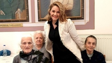 Επίσκεψη της Μίκας Ιατρίδη στο Χαραλάμπειο Γηροκομείο Ρόδου: «Χρόνια πολλά στους συνανθρώπους μας της τρίτης ηλικίας»