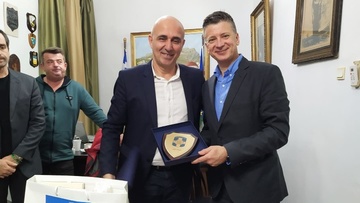 Εθιμοτυπική επίσκεψη από τον Αρχηγό του Λιμενικού Σώματος στον Δήμο Λέρου