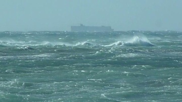 Ακυβέρνητο φορτηγό πλοίο πλέει στη θαλάσσια περιοχή μεταξύ Καλύμνου-Αστυπάλαιας