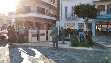 Οι μαθητές του 3ου Δημοτικού Σχολείου Καλύμνου φύτεψαν λουλούδια στο μνημείο των Ιμίων 