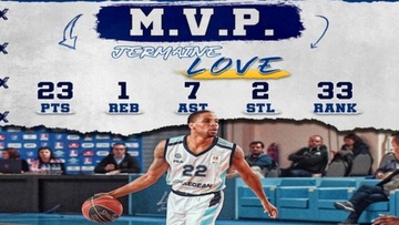 Για τρίτη σερί αγωνιστική MVP της Basket League παίκτης του Κολοσσού!