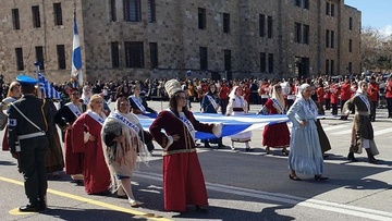 Η Χριστιάνα Καλογήρου εκπροσώπησε την κυβέρνηση στις εκδηλώσεις της 7ης Μαρτίου στη Ρόδο
