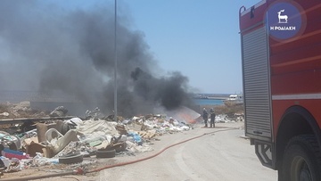 Επίθεση με πέτρες και σίδερα δέχθηκαν οι πυροσβέστες στον καταυλισμό των ΡΟΜΑ