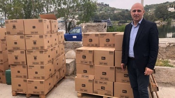 Δέκα τόνοι ιατροτεχνολογικού εξοπλισμού στο νησί της Λέρου 