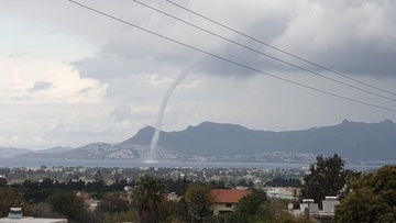 Υδροστρόβιλος σήμερα το πρωί στην Κω