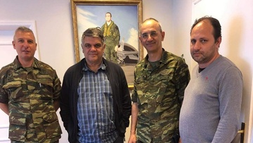 Ο Διοικητής της 95 ΑΔΤΕ στην Κάρπαθο