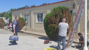 Παρεμβάσεις ευπρεπισμού  στο κοιμητήριο του Ταξιάρχη