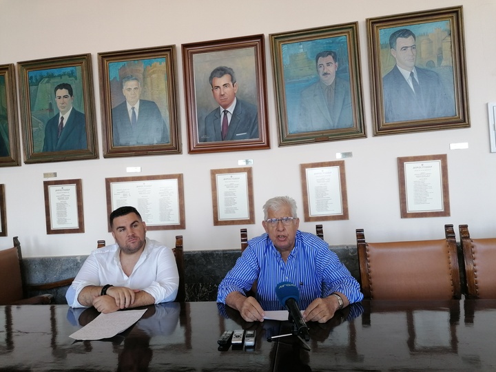 Από αριστερά ο κ. Τηλέμαχος Καμπούρης και ο κ. Στάμος...